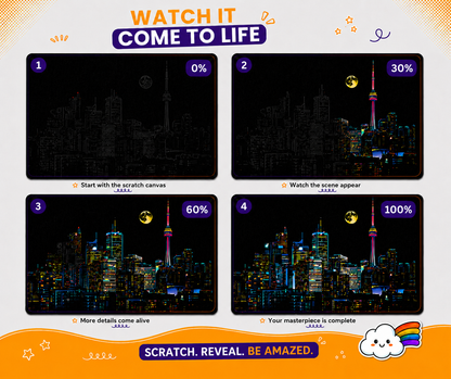 Toronto Moonlight Skyline 🌕🏙️✨