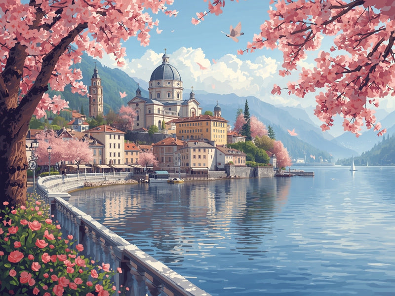 Springtime by the Lake ✨❤️